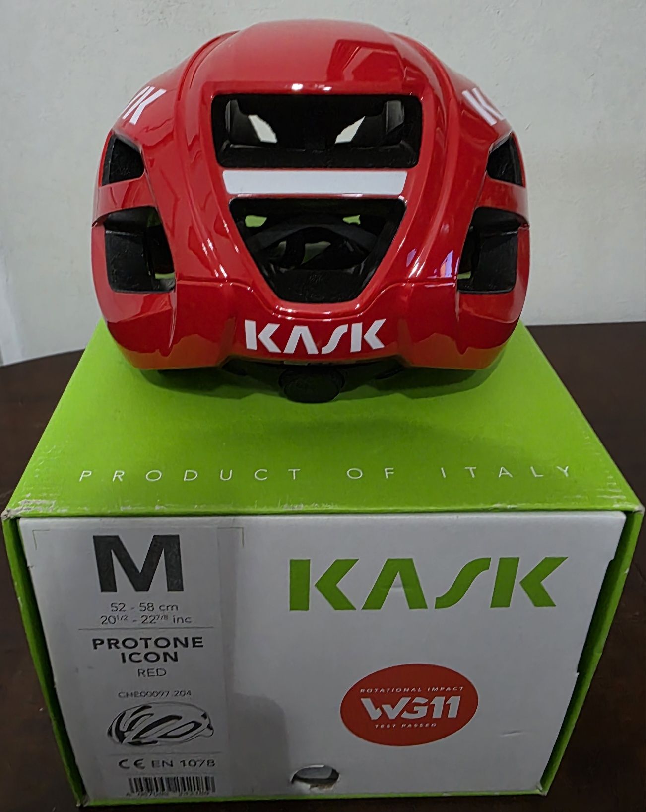 Capacete Kask Protone Icon vermelho, NOVO