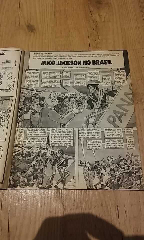 Revista Mad Brasil - nº5 - - Novembro 84 - Michael Jackson