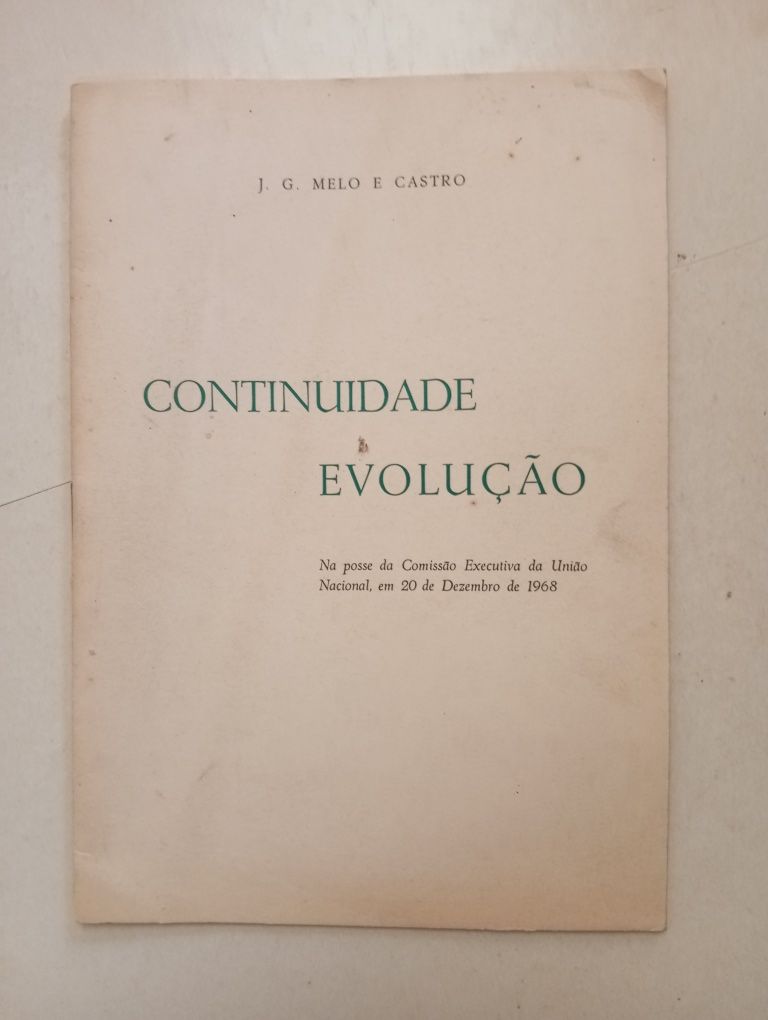 J. G. Melo e Castro - Continuidade Evolução