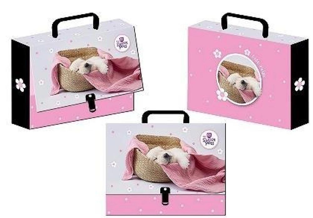 Teczka z rączką walizeczka The sweet pets Pies Beniamin ,316x270 mm