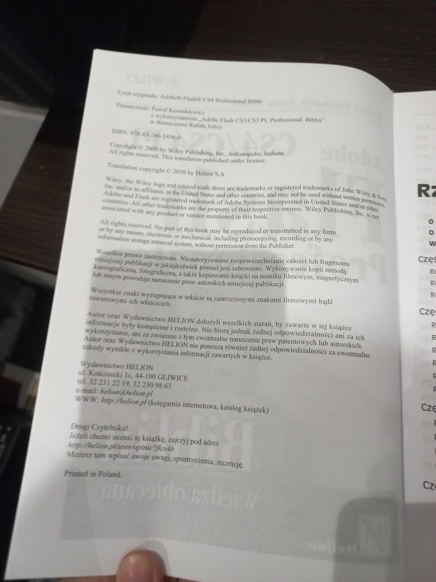 Adobe Flash CS5/CS5 PL Professionall
Biblia
Perkins Todd
(0) Dodaj