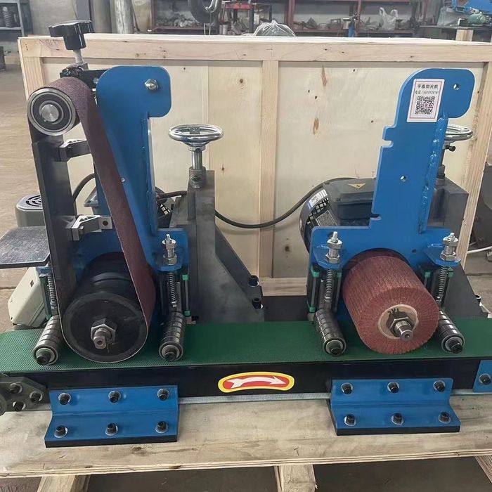 Стрічкова  машина для полірування металу (нерж. сталь алюміній)