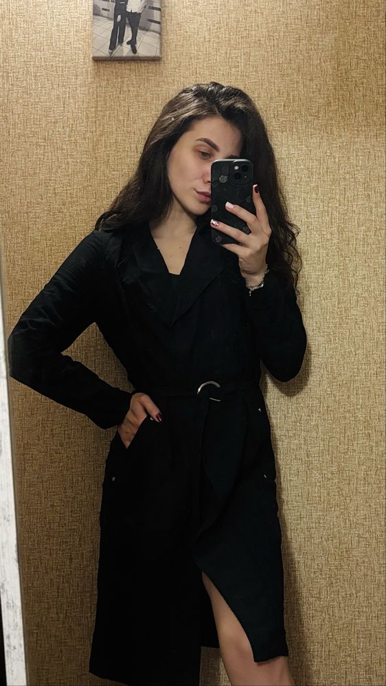Тренч чорний New Look