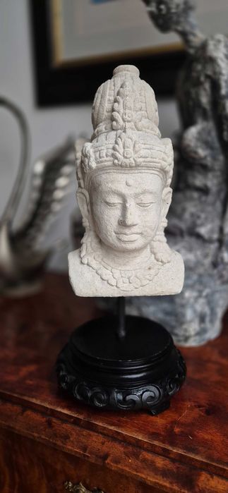 Rzeźba Bogini Płodności Dewi Sri Bali Buddha hinduizm medytacja unikat