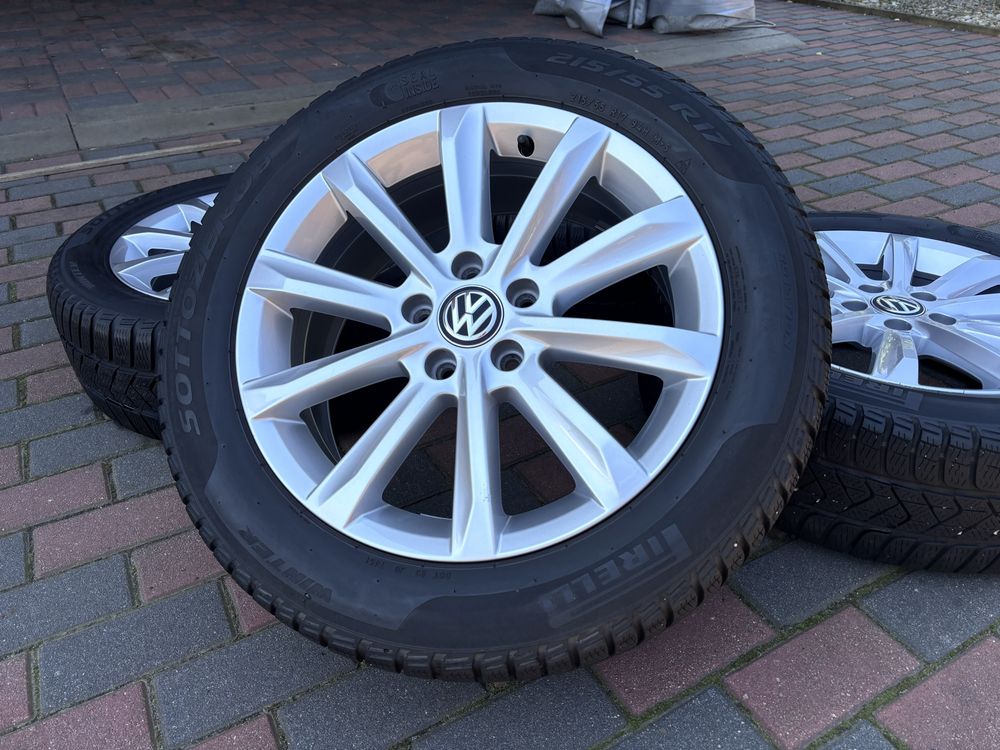 Komplet zimowe koła VW Passat B8 3G0 215/55 R17 Pirelli Arteon Superb