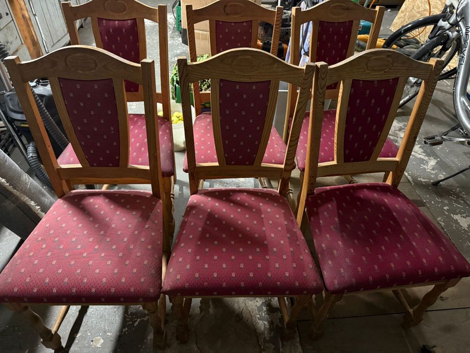 6x krzesel do jadalni