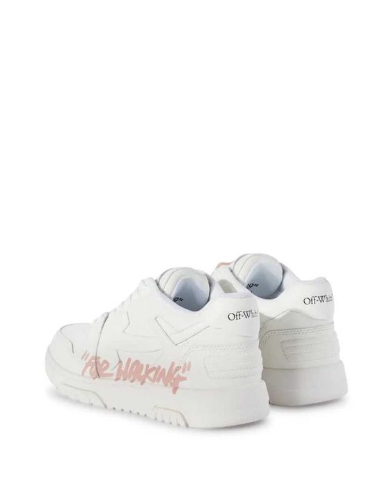 Кросівки Off White Out Of Office 'For Walking' Sneakers White-Pink