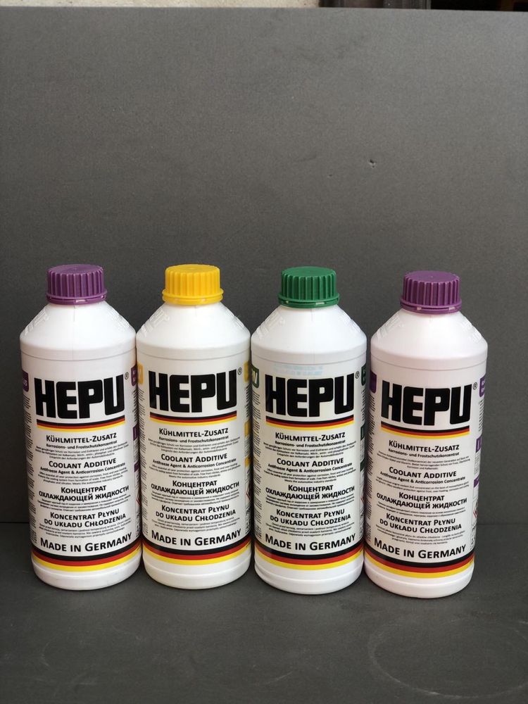 Концентрат антифриза Hepu G12 1.5L - 289/hepu G12 червоний 5л -859грн
