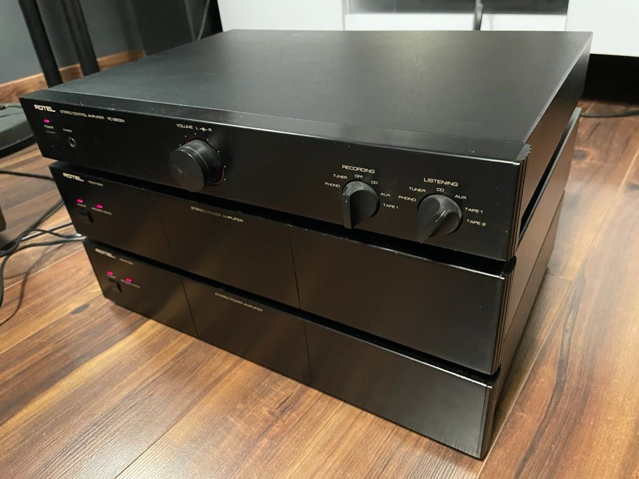 Stereo 2x wzmacniacz Rotel RB-970BX + preamp Rotel RC980BX