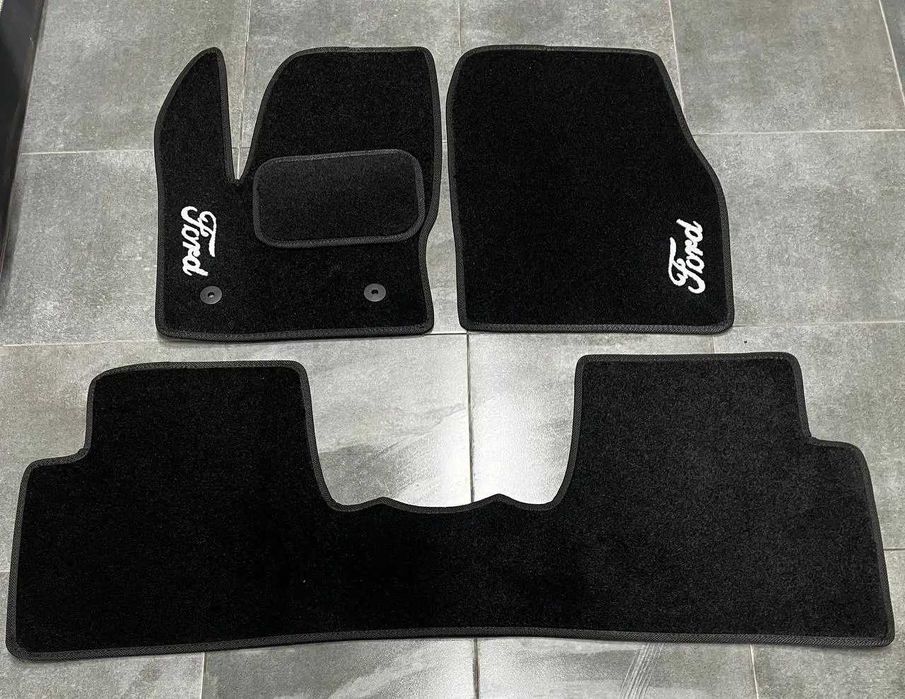 Ворсові коврики для Форд\ Ford Fiesta\ Focus\ C-Max\ S-Max\Edge\поліки