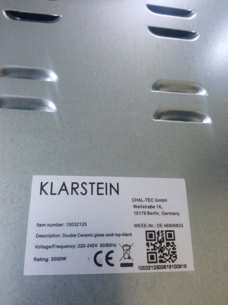 Kuchenka/ płyta grzewcza Klarstein VariCook duo