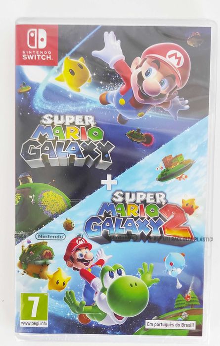 Super Mario Galaxy + Galaxy 2  - NOVO/SELADO - Nintendo Switch - Jogo