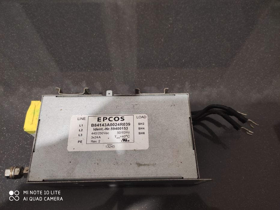 FILTR SIECIOWY EPCOS B84143A0024R039 440/250VAC 3X24A