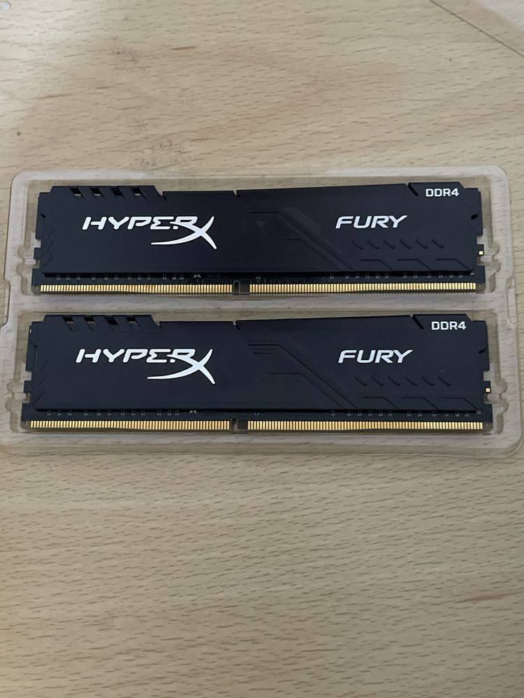 [16GB] Kingston HyperX Fury Black 8GBx2 DDR4 3200Mhz