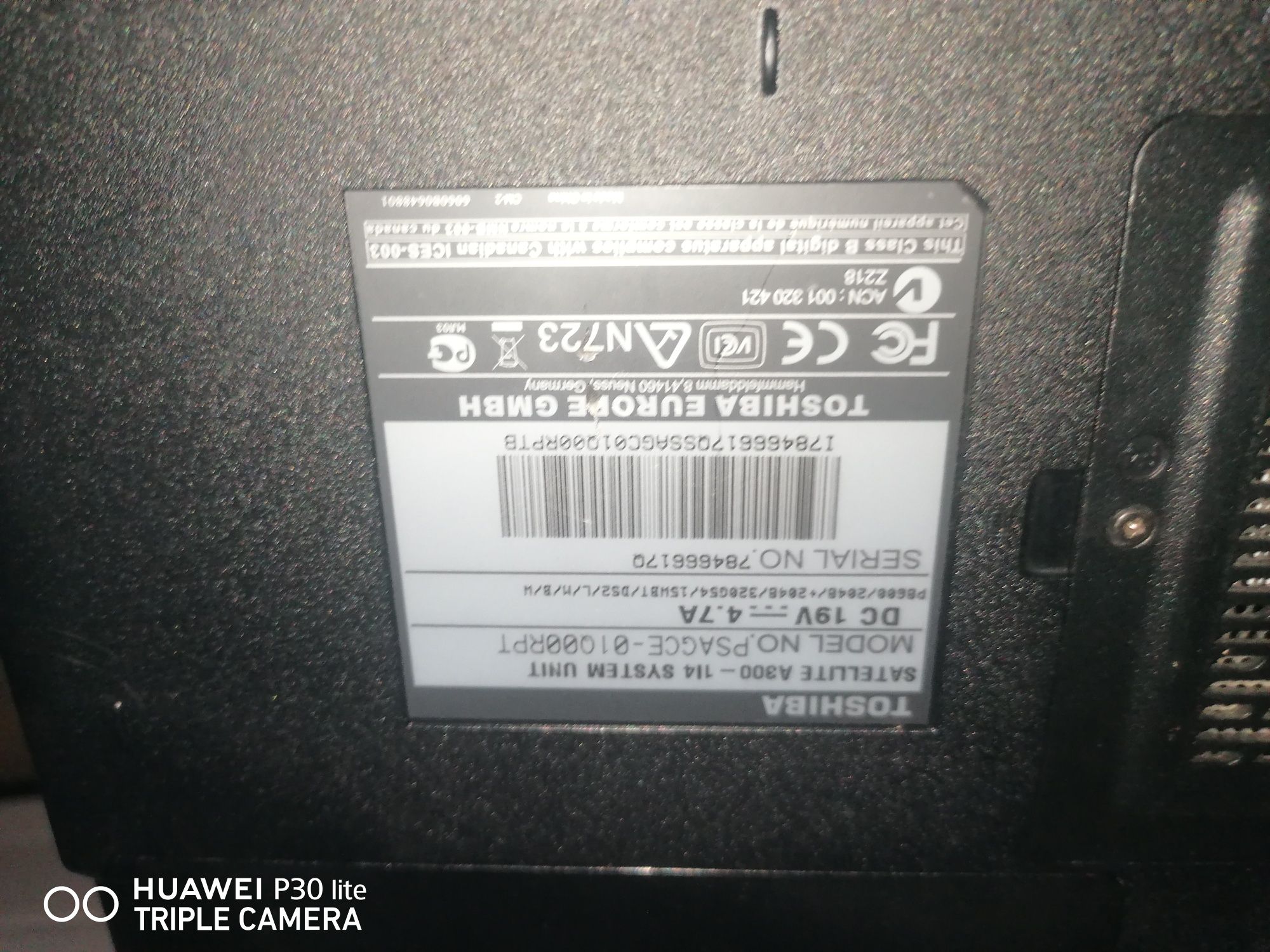 Toshiba Satéllite A300