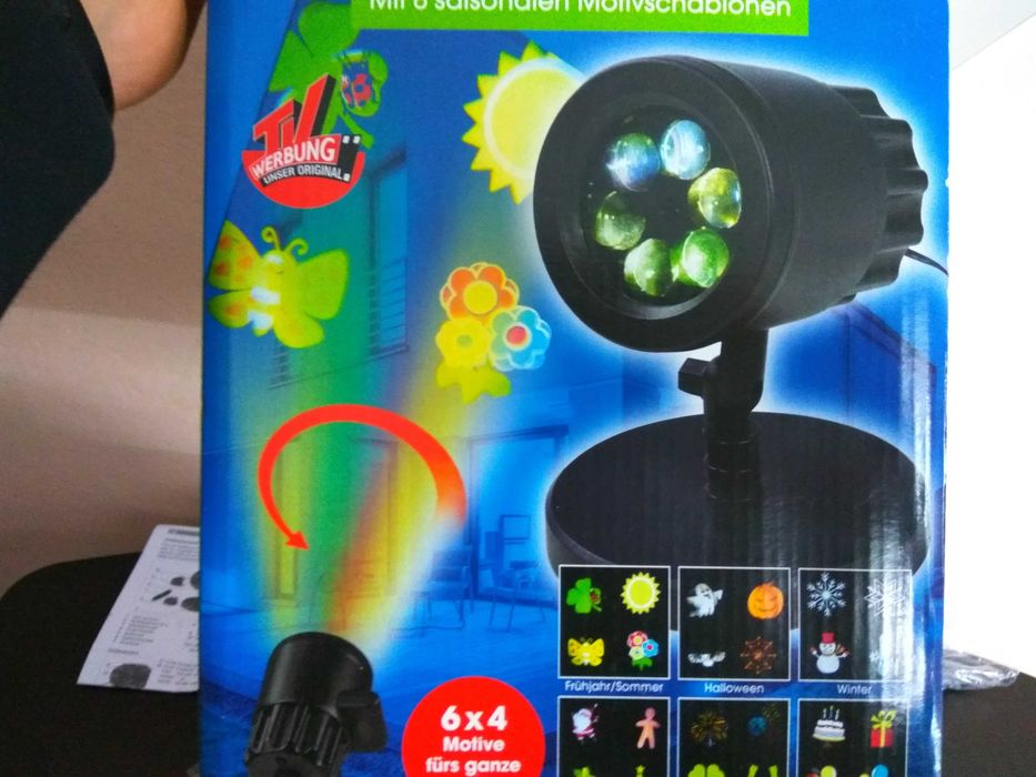 Прожектор зі слайдами для святкового настрою у вашому будинку та саду