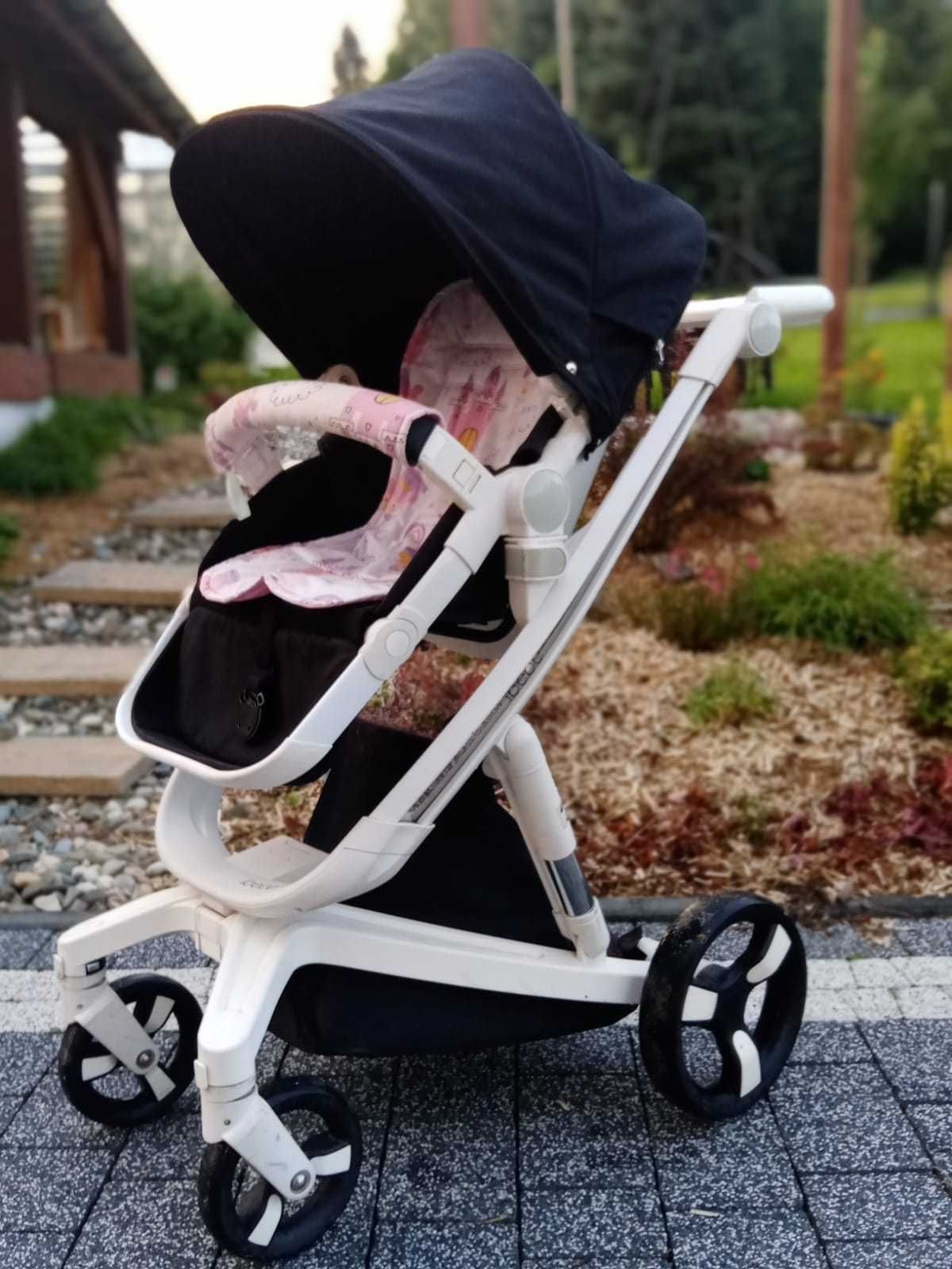 Wózek z automatycznym hamowaniem ibebe bogate wyposażenie
