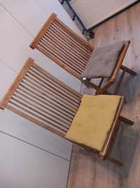Krzesła teakowe HANSEAT-JARKE Rattan +Teak