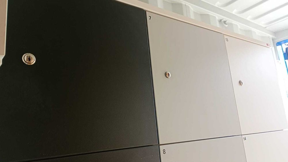 Locker 18 skrytek szafka na dokumenty lockery do biur domu szkoły