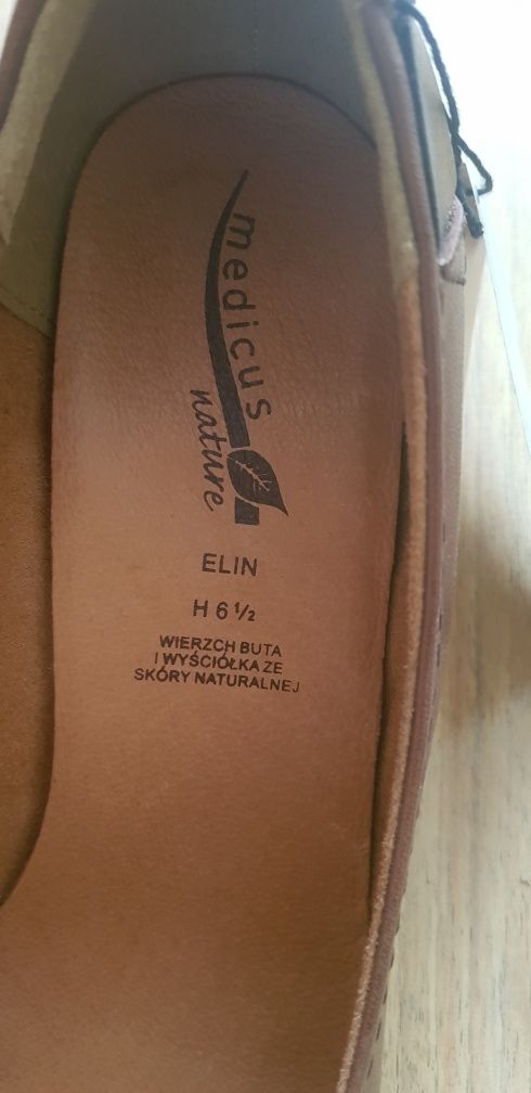 Buty ze skóry Medicus NOWE