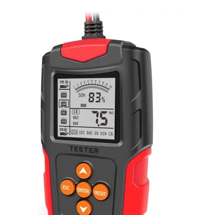 Тестер аккумуляторных батарей FOXSUR FBT-200 12V/24V 3-200Ah