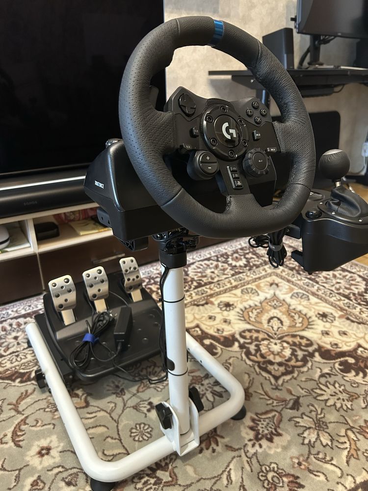 Logitech G923 + Shifter + стійка до керма