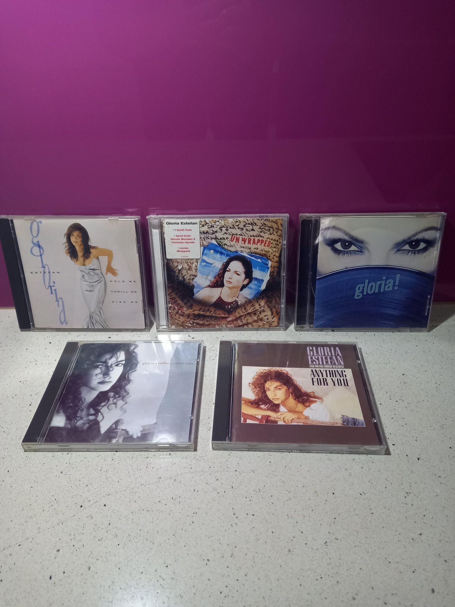 Gloria Estefan zestaw 5 albumów CD stan BDB/IDEALNY TANIO!!