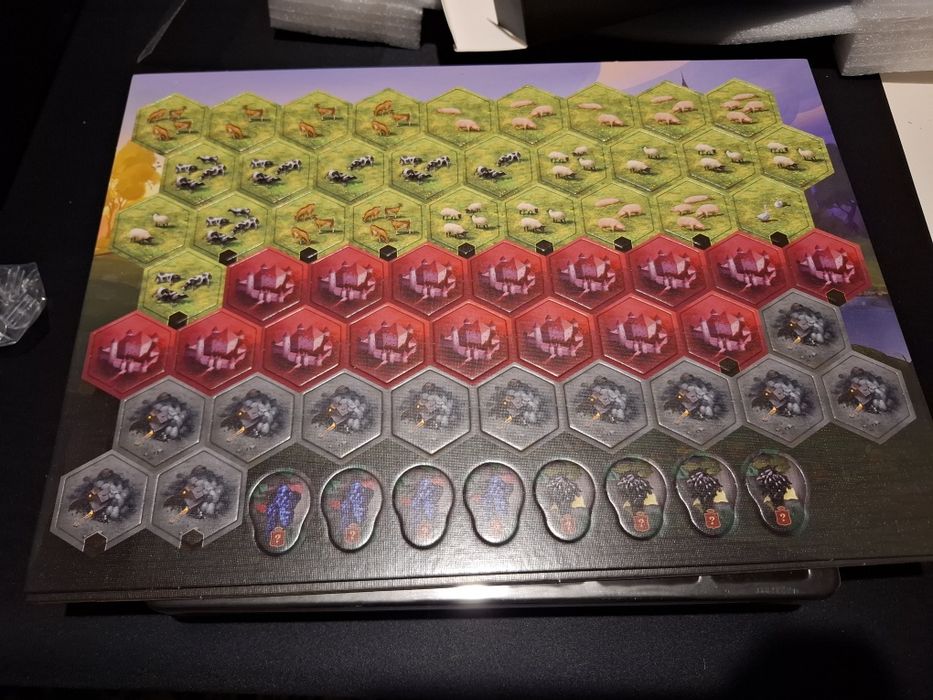 Zamki Burgundii kartonowe znaczniki z edycji Awaken Realms