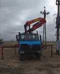 Mercedes Unimog, 4x4 HDS Palfinger PK 10500A