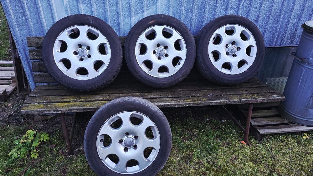 Alufelgi z oponami zimowymi 5x112 ET50