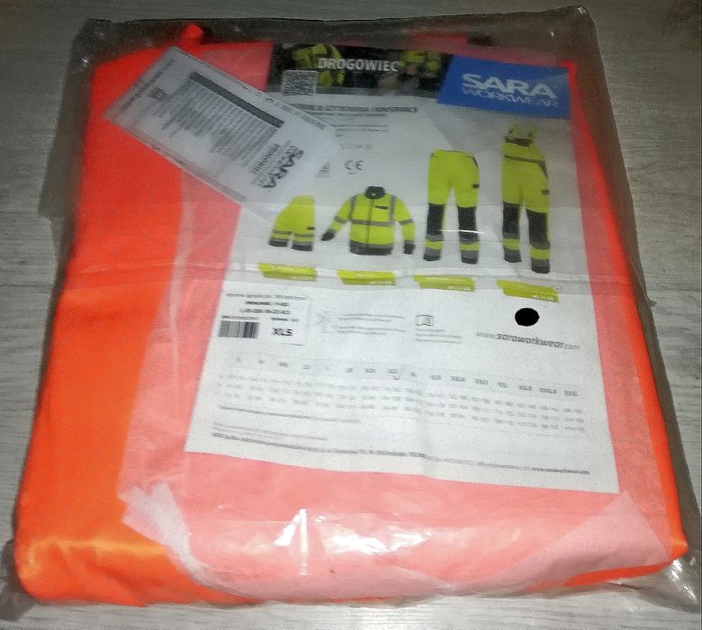 Spodnie ochronne/robocze odblaskowe na szelkach SARA (rozm. XLS)