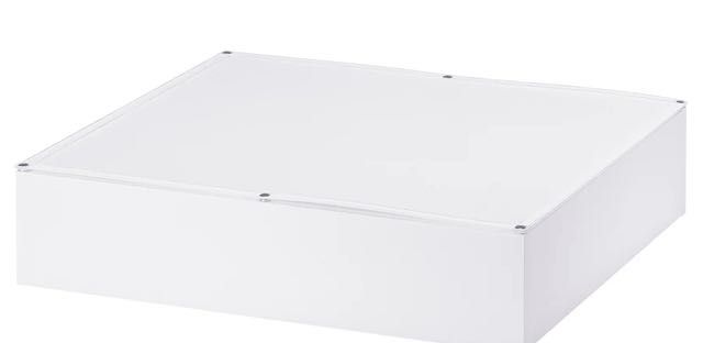 Gaveta de arrumação com rodas p/cama, branca