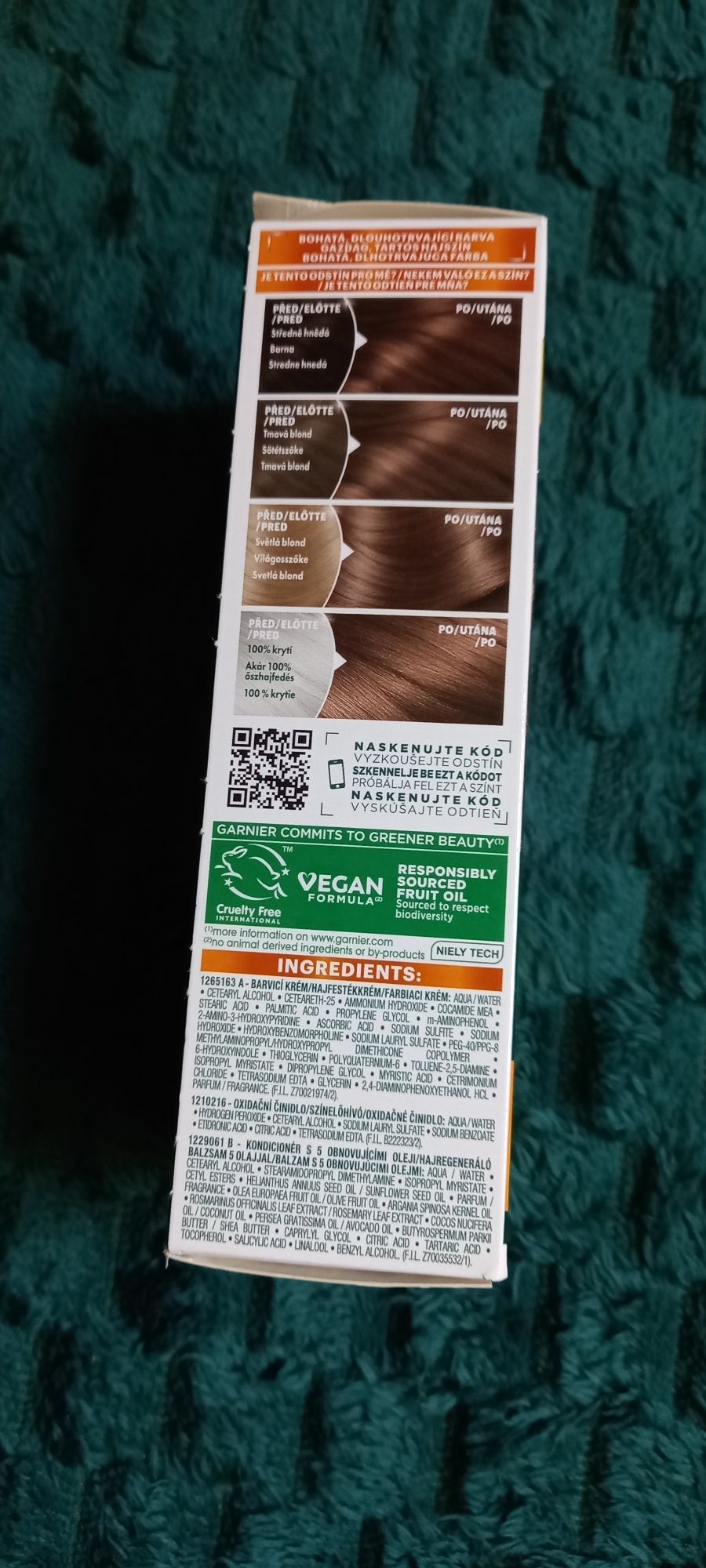 Farba do włosów Garnier  nowa ciemny blond