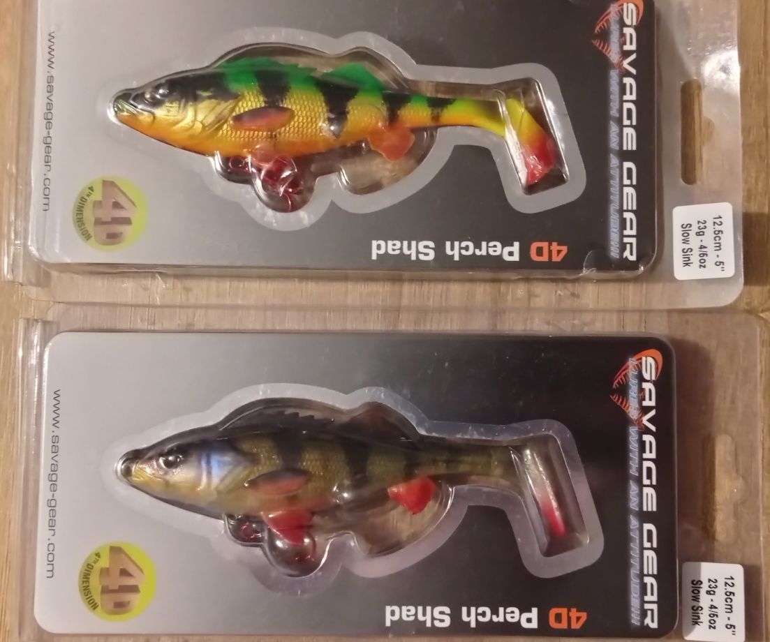 Savage Gear 4D Perch Shad 12.5cm 2 sztuki