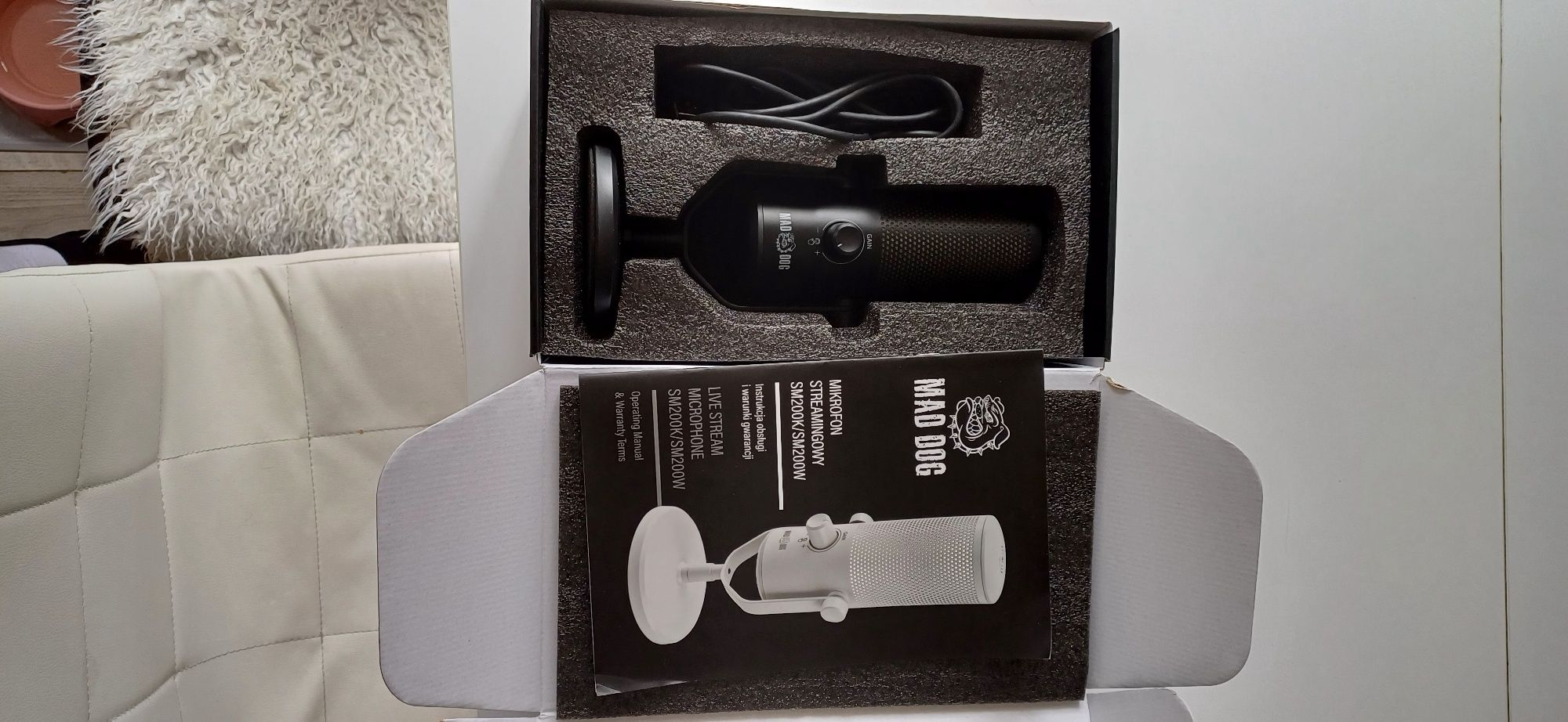 Microfone Life stream SM 200K Mad Dog