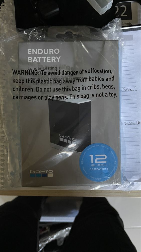 Bateria gopro 12 nova