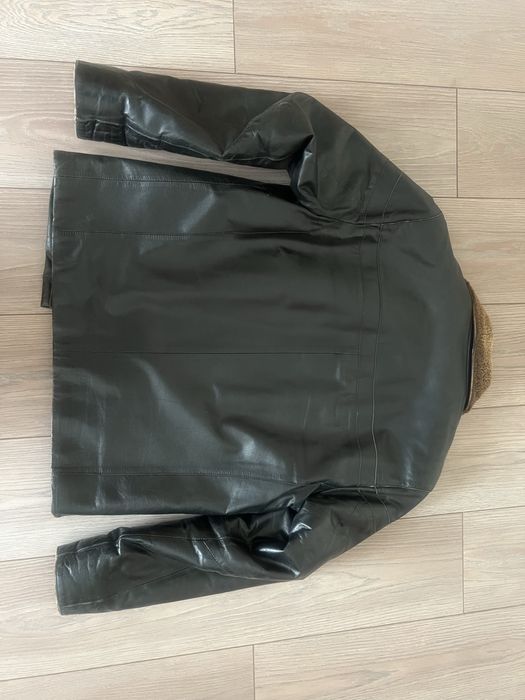 Куртка кожаная на меху Дубленка