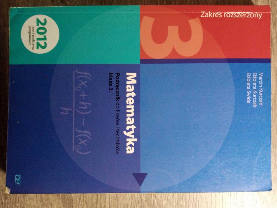 Matematyka 3, Zakres rozszerzony.