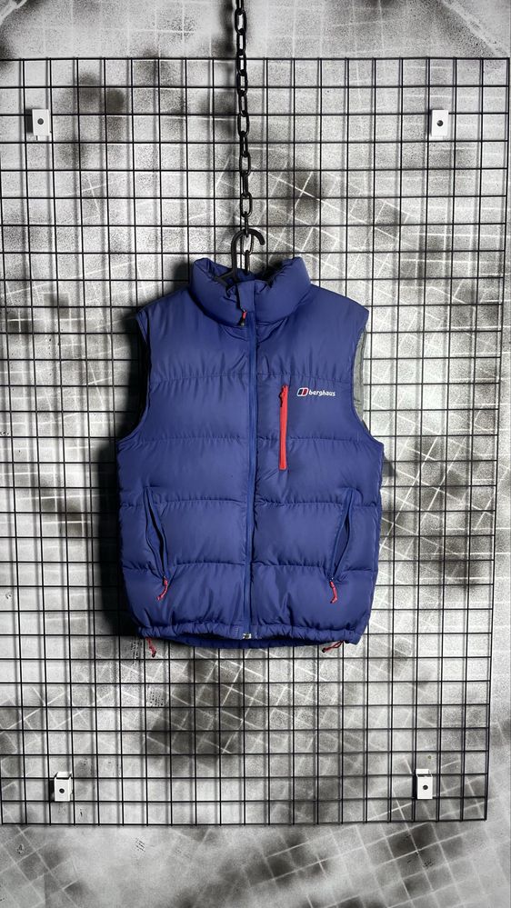 Пуховий жилет Berghaus Розмір S трекінг жилетка пух  д