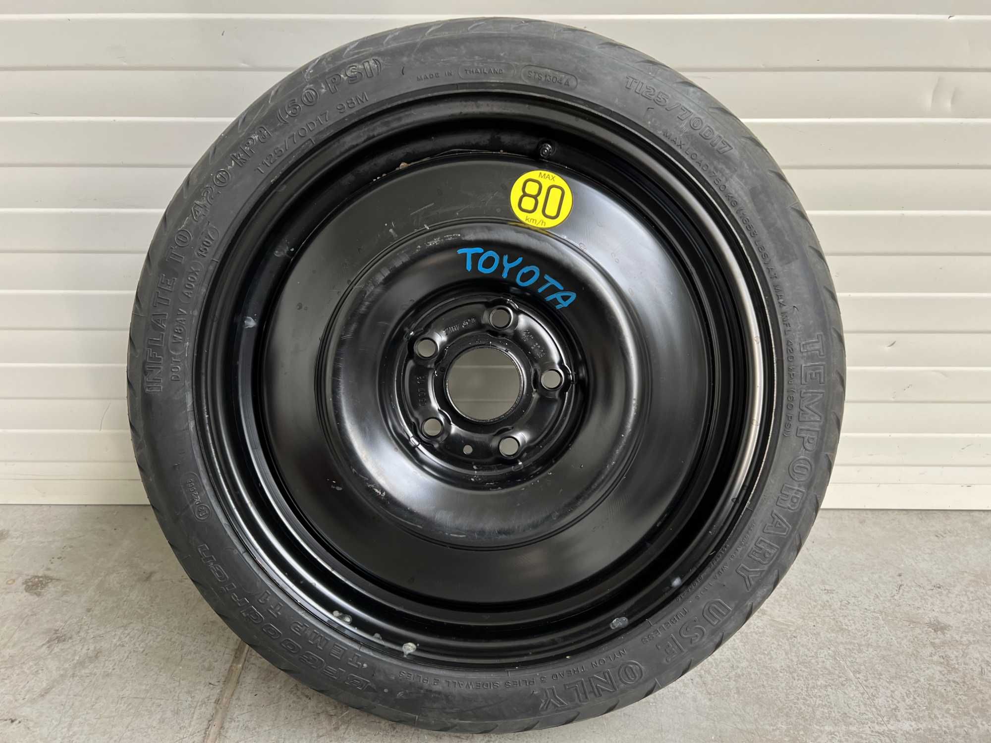 Koło zapasowe dojazdowe dojazdówka Toyota 4J ET39 17" 5x100