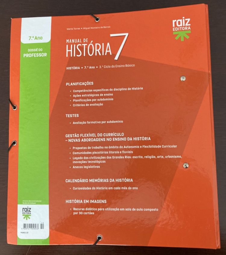 Manual História 7 - Dossiê do Professor - Novo