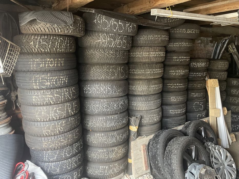 Зимова шипована 205/55 R16 на дисках 5/108