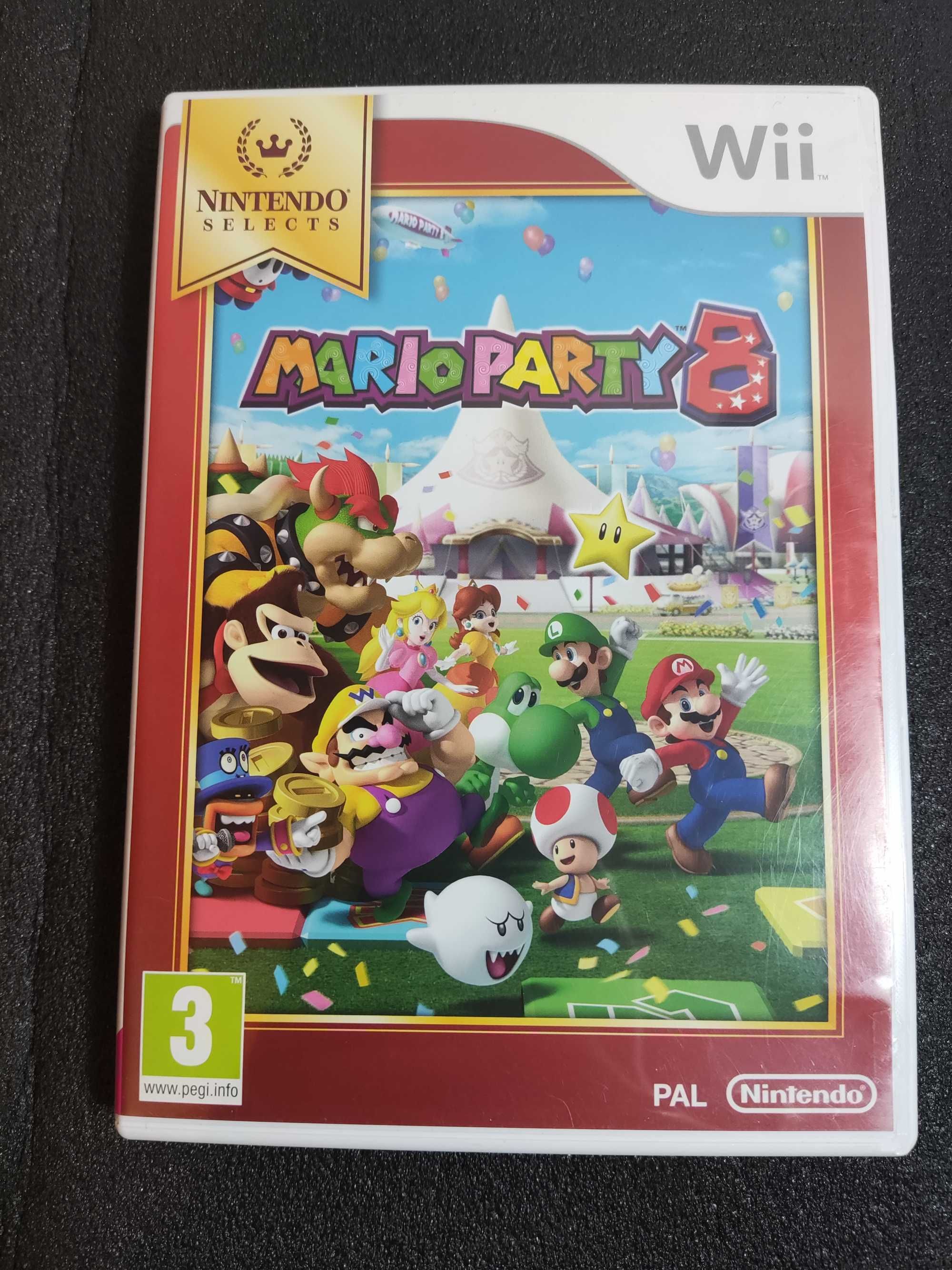 Mario Party 8 para Nintendo Wii com caixa em Bom estado geral