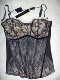 Panache Masquerade Antoinette gorset 32D 70D nowy luksusowy