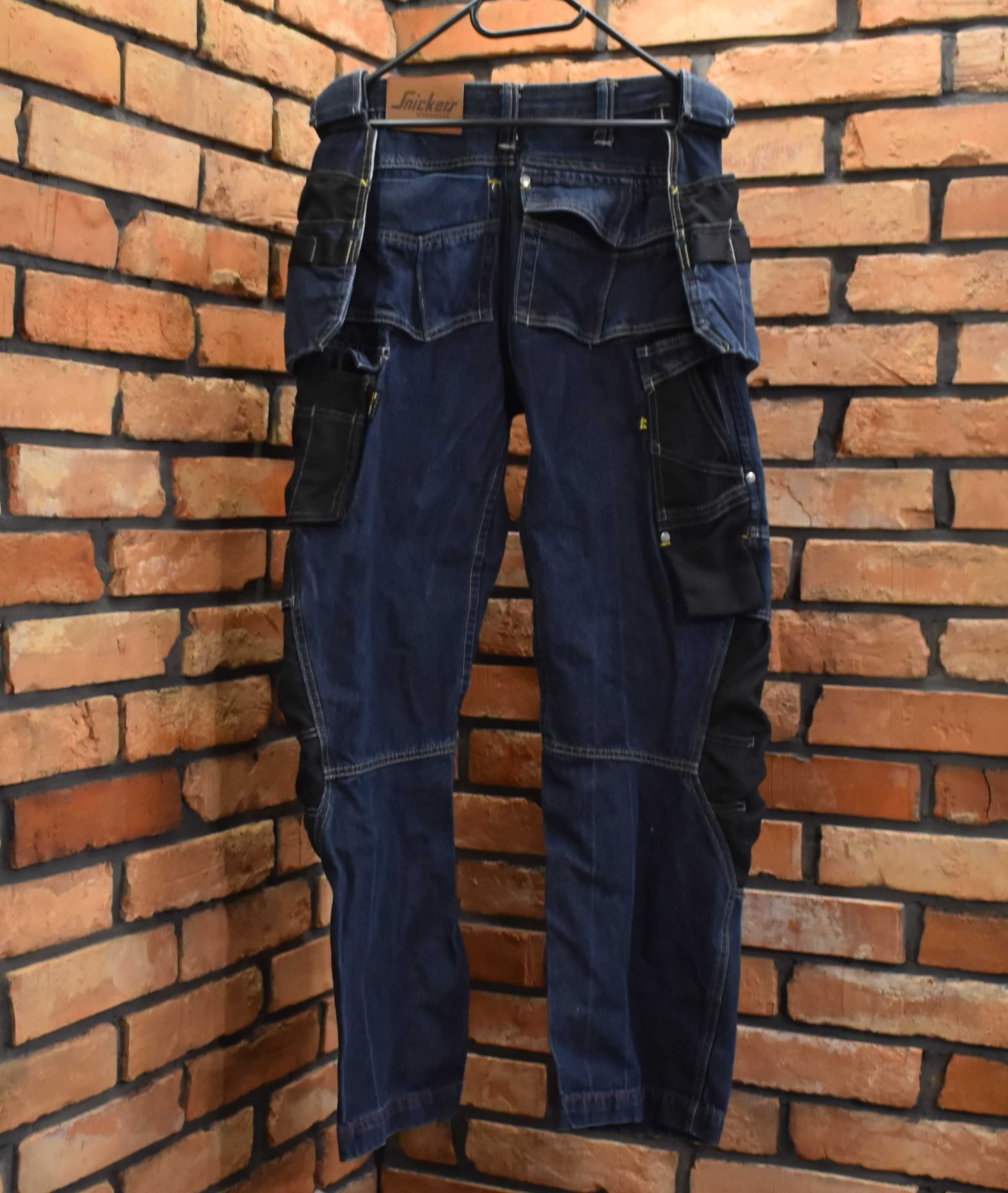 Snickers spodnie robocze Jeans denim bardzo mocne idealne 44 S