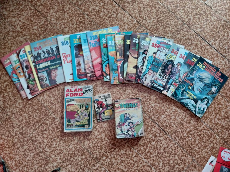 Revistas aventura preto e branco - Mundo Aventuras e outros