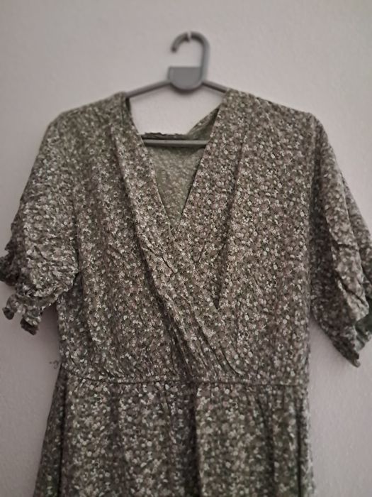 Vestido verde seco