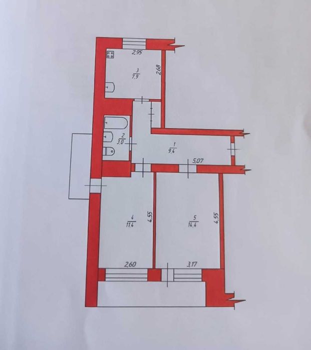 № 13533 - Продаж 2-во кімнатної квартира покращеного планування!