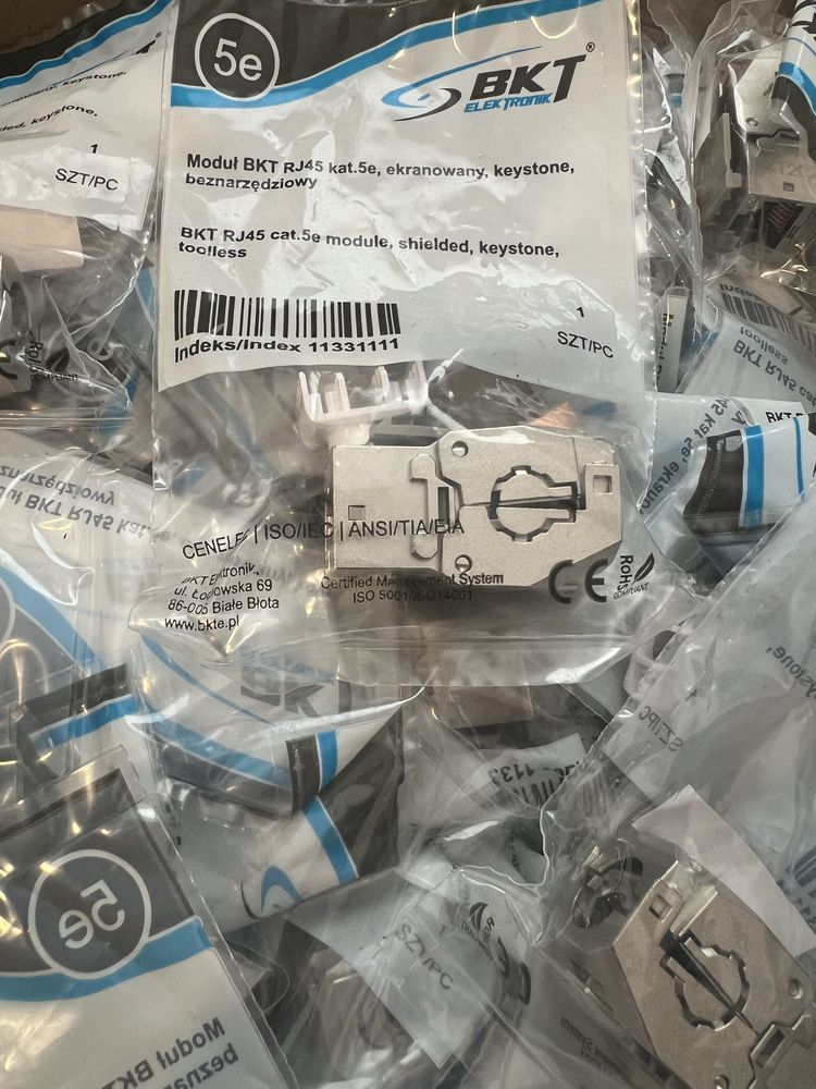 BKT 5e Moduł Keystone / RJ45 / kat. 5e / FTP