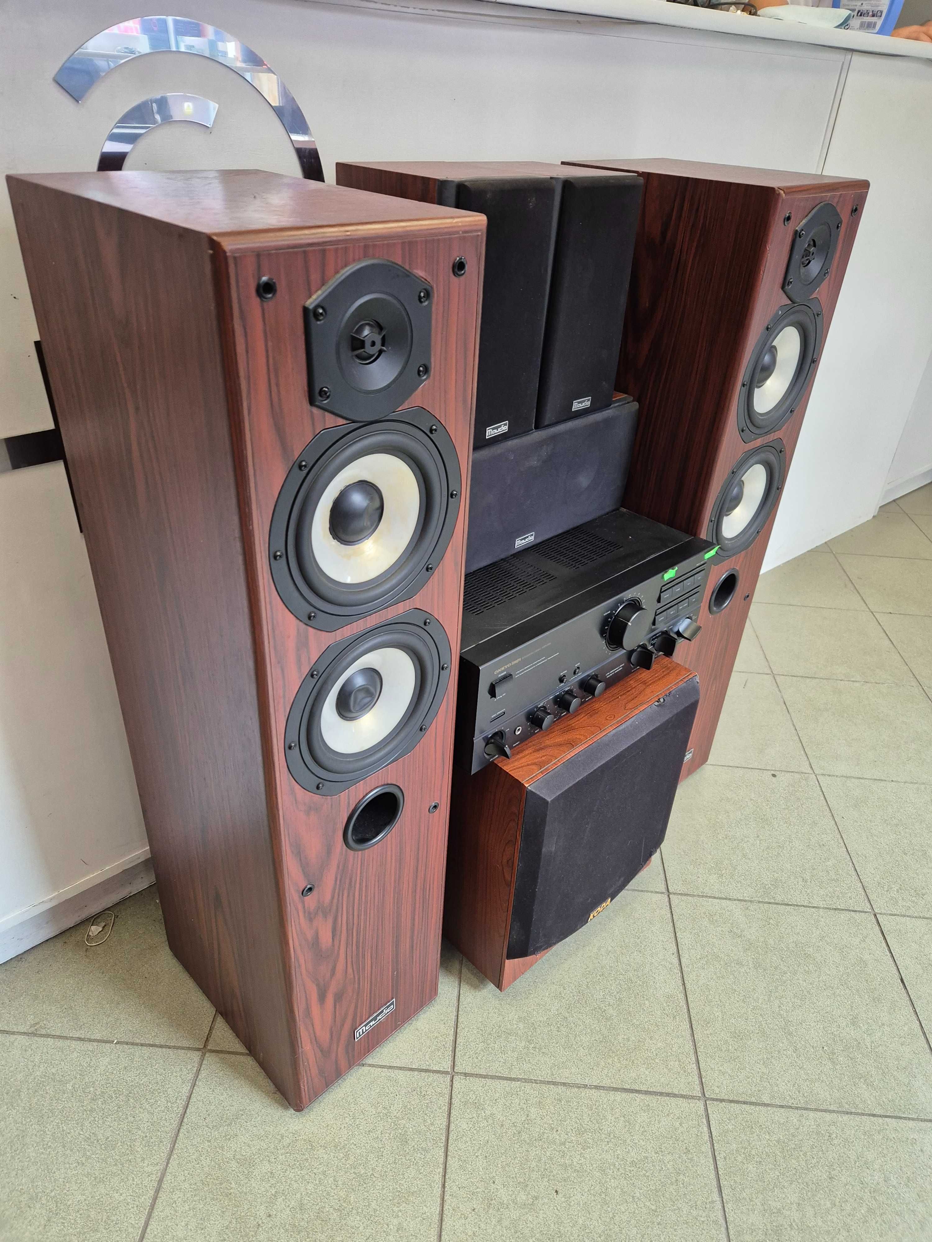 zestaw kolumn koda maudio + amplituner onkyo